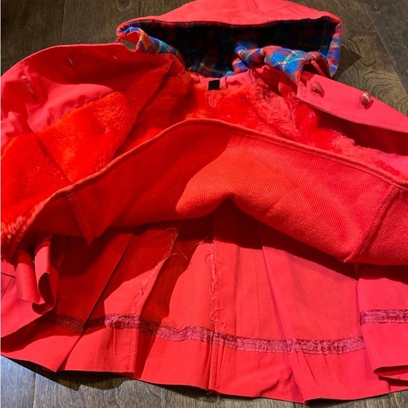 Vintage Rothschild winter coat pleated Sz 2 Union made Christmas lined - Picture 7 of 10